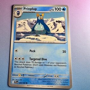 prinplup - 028/094 (common) — pokemon: phantasmal flames